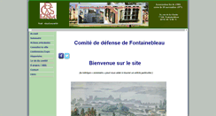 Desktop Screenshot of comitededefense-fontainebleau.org