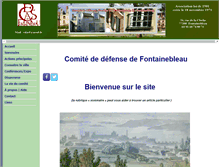 Tablet Screenshot of comitededefense-fontainebleau.org